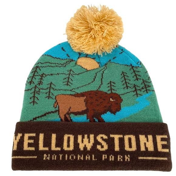 Yellowstone National Park Beanie Hat - Picture 5 of 5